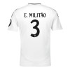 Conjunto (Camiseta+Pantalón Corto) Real Madrid E. Militao 3 Primera Equipación 2024-25 - Niño